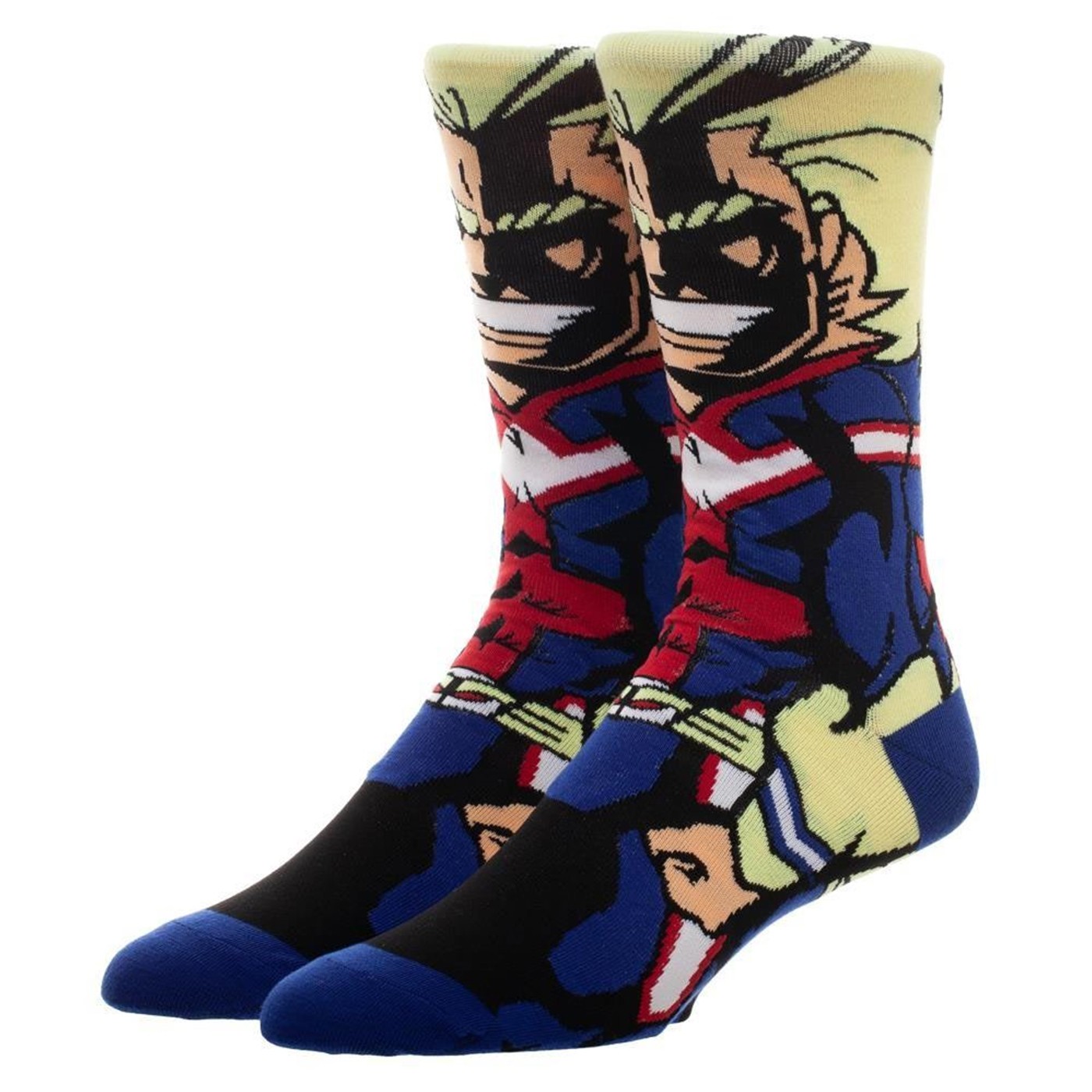 My Hero Academia All Might 360 Character Sock, Blue
