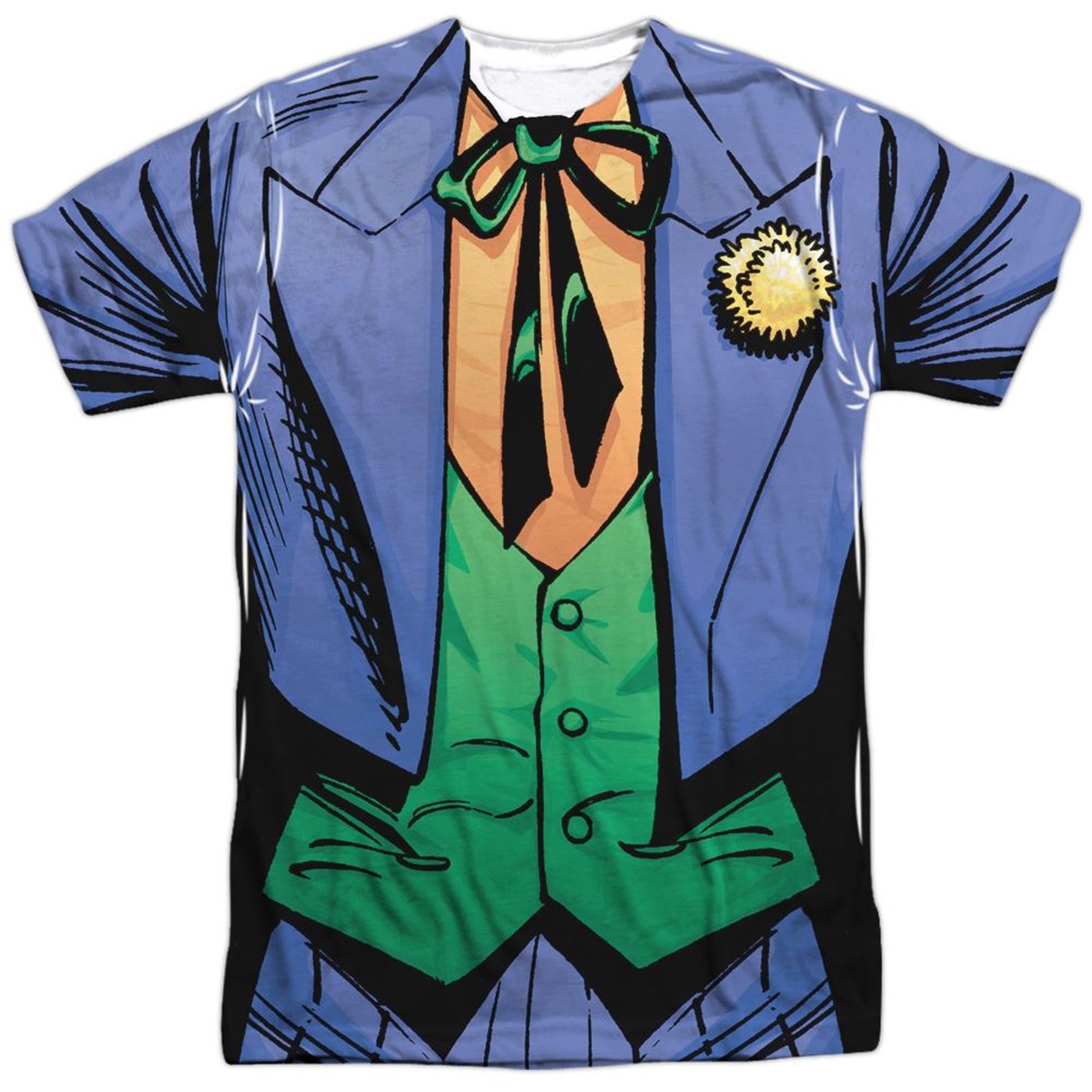 Joker Uniform Sublimated Costume Men's T-Shirt, Purple