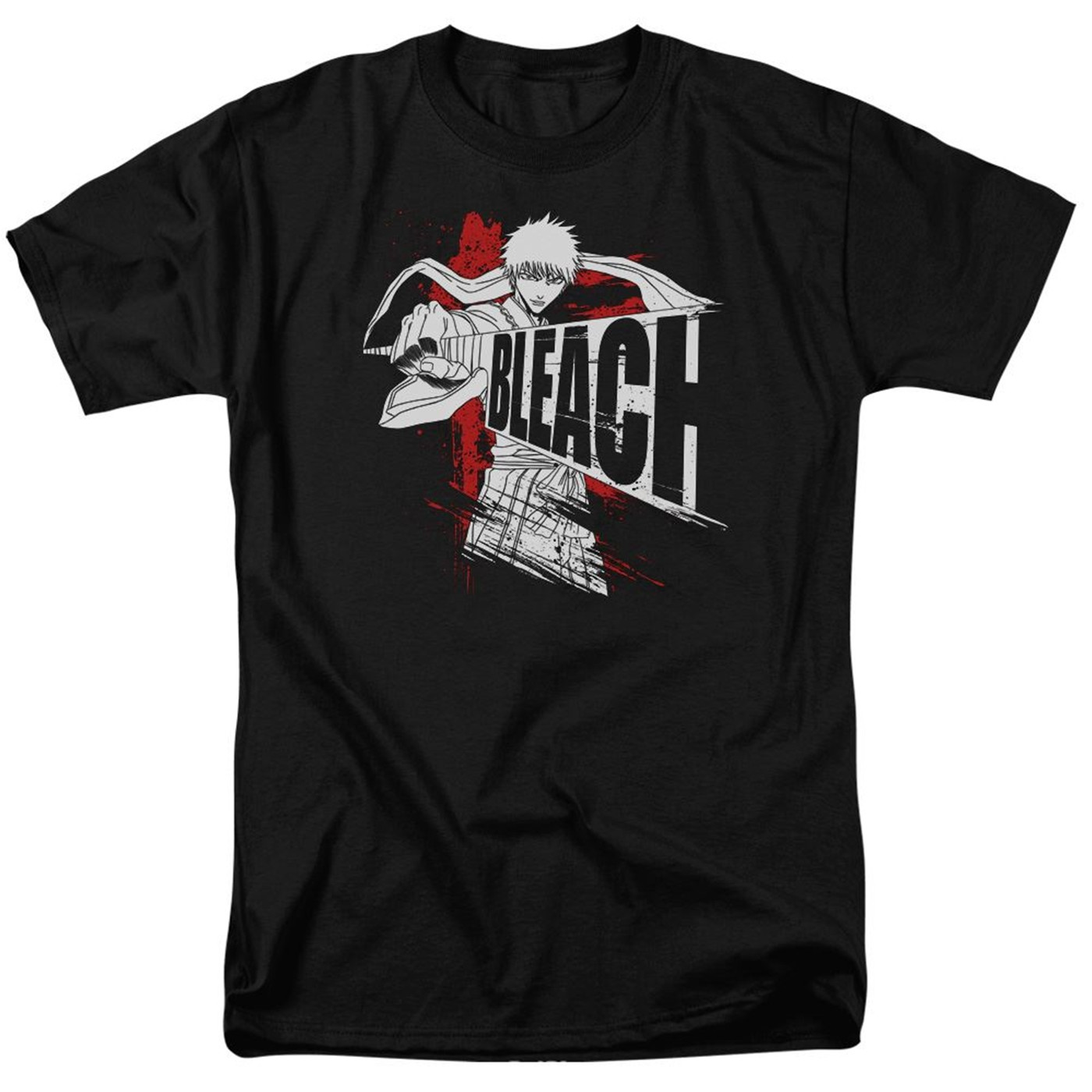 DROP Bleach Sword Drawn Black Men's T-Shirt