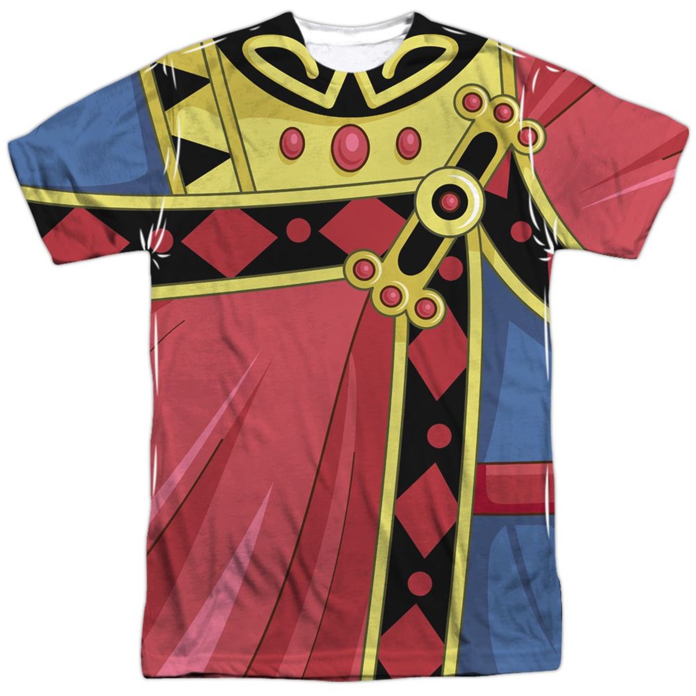 Voltron Zarkon Costume Sublimated Front and Back T-Shirt