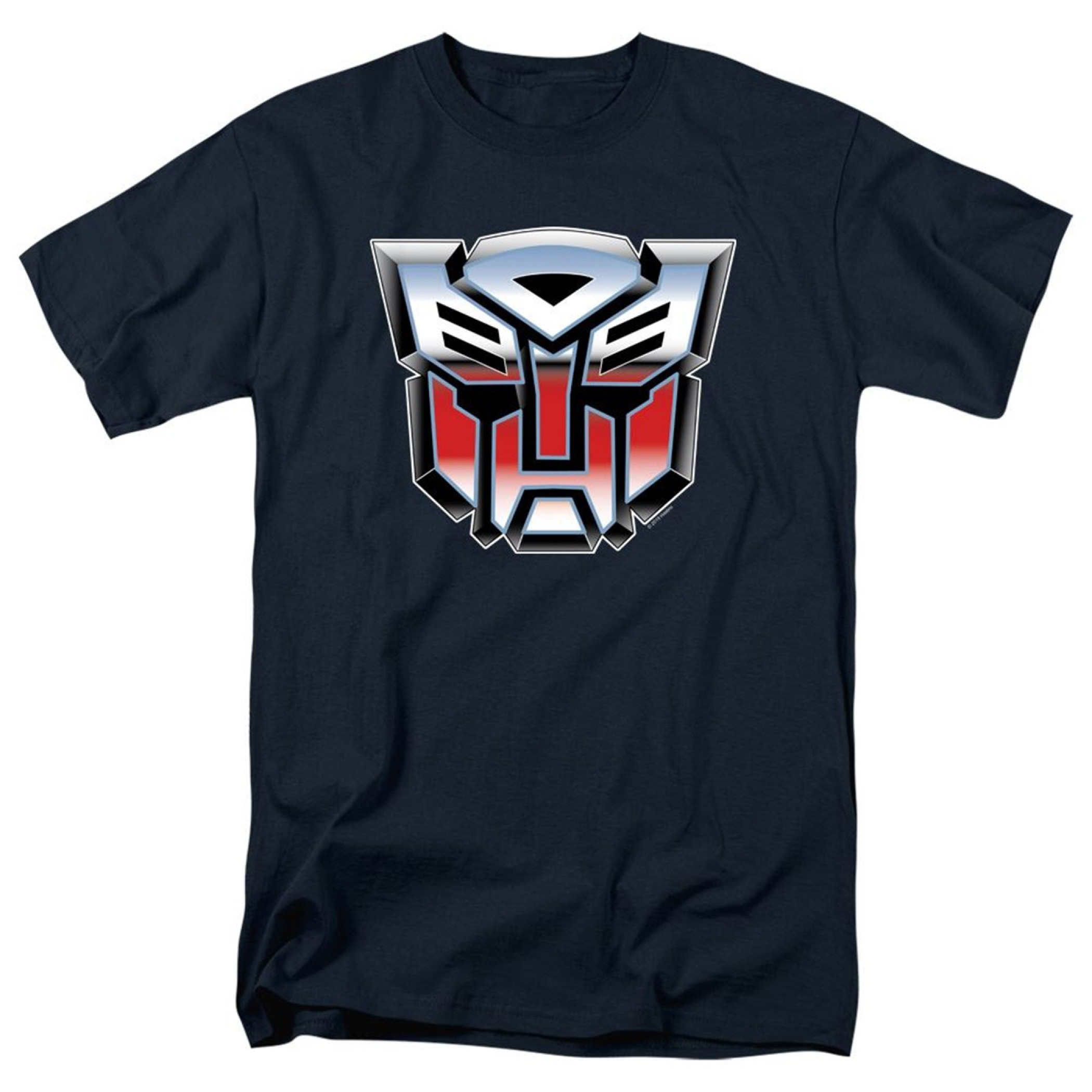 Transformers Autobot Logo Navy Blue Men's T-Shirt, Black