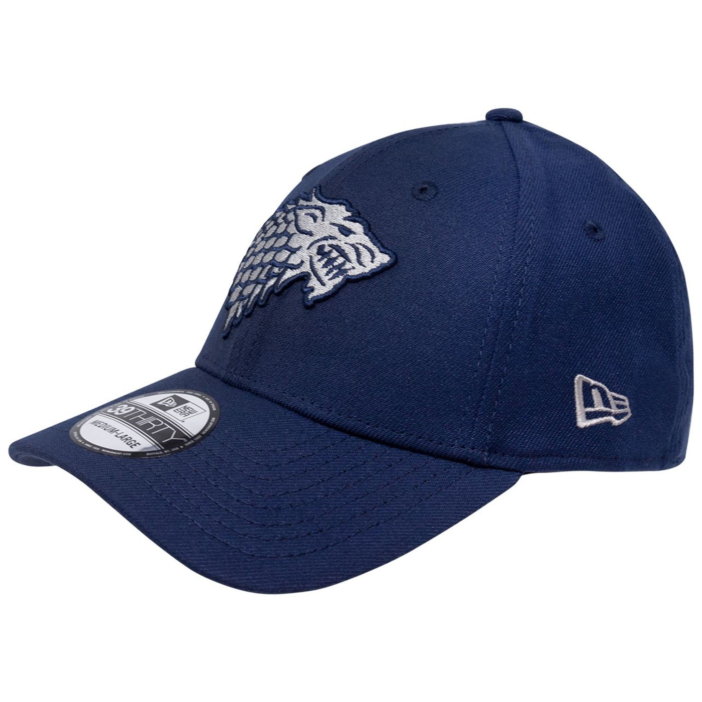Game of Thrones House Stark 39Thirty Fitted New Era Hat, Blue
