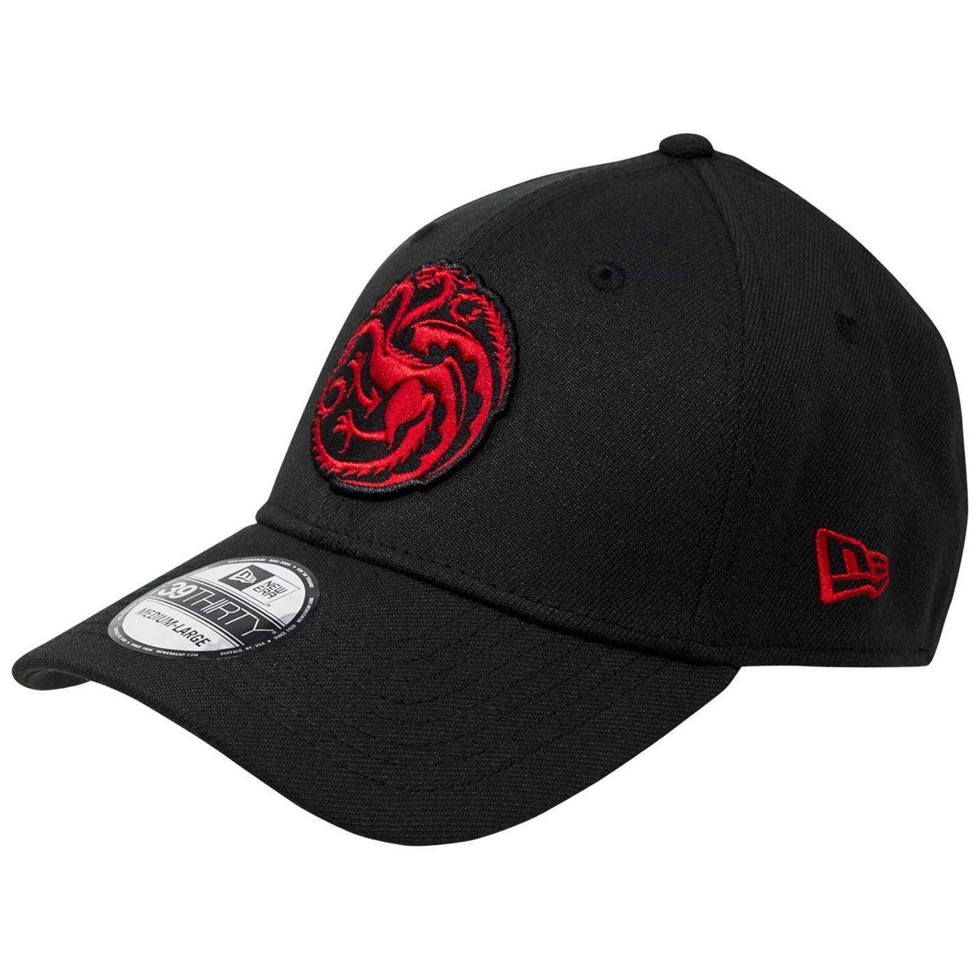 Game of Thrones House Targaryen 39Thirty Fitted New Era Hat, Black