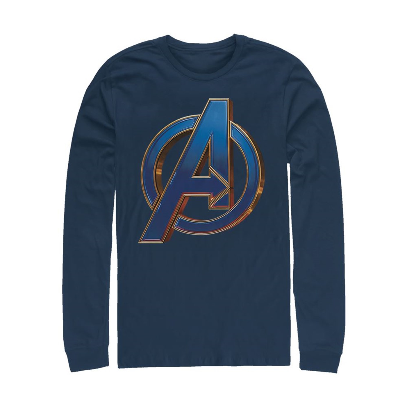 Avengers Endgame Blue Logo Long Sleeve