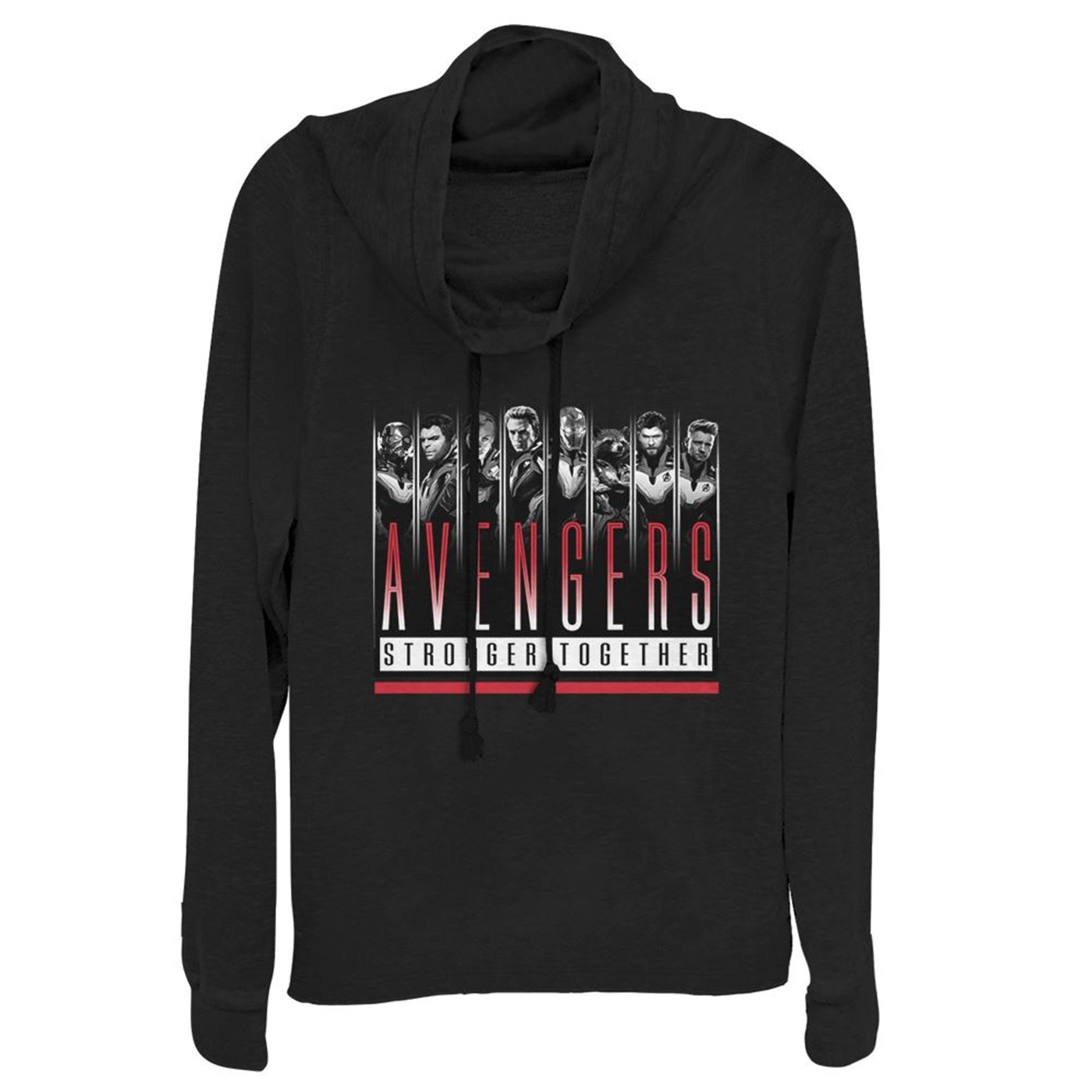 Avengers Endgame Together Women's Cowl Neck Sweater
