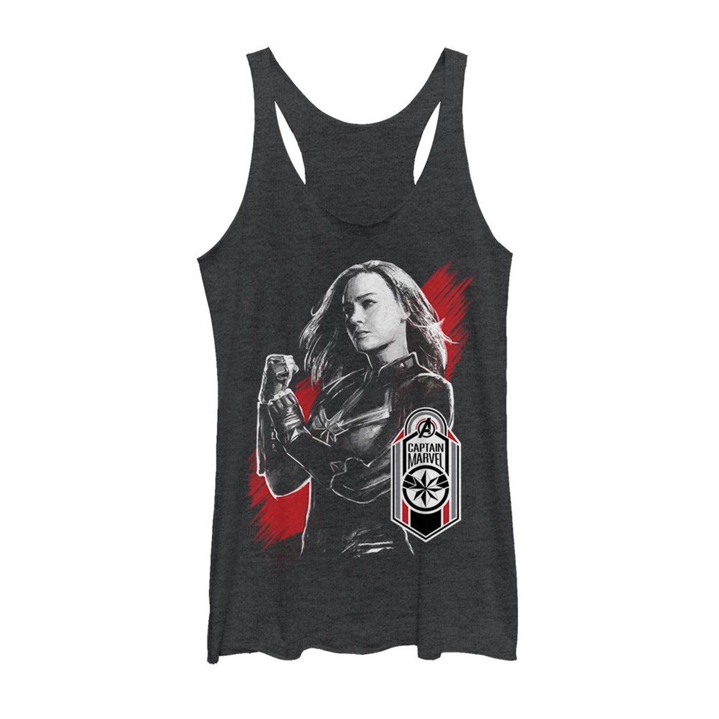 Avengers Endgame Captain Marvel Badge Women's Tank Top