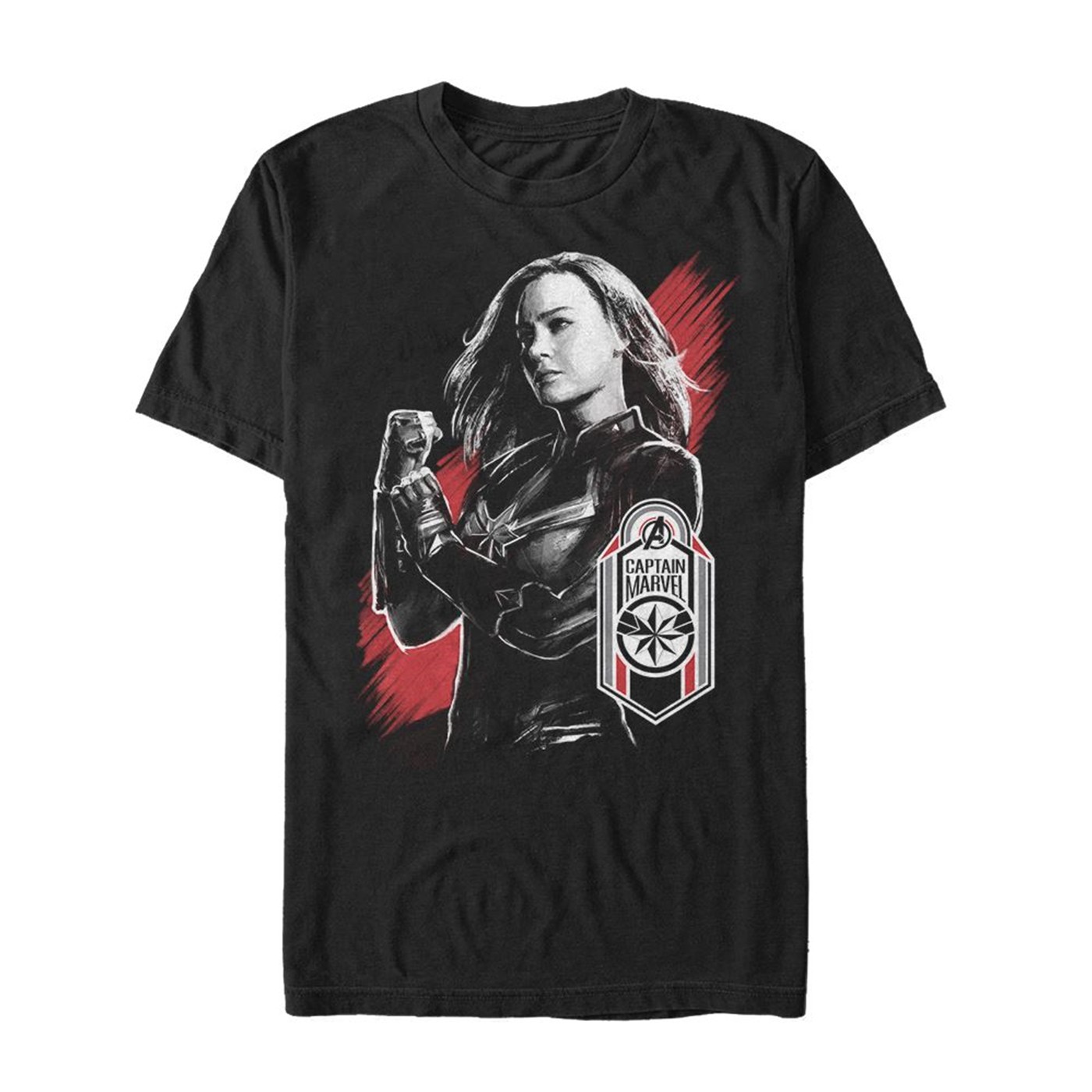 Avengers Endgame Captain Marvel Hero Badge Men's T-Shirt