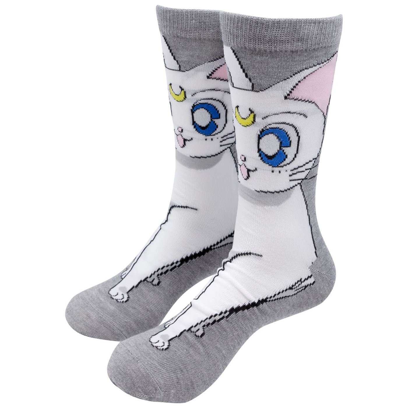 Sailor Moon Artemis Crew Sock, Grey