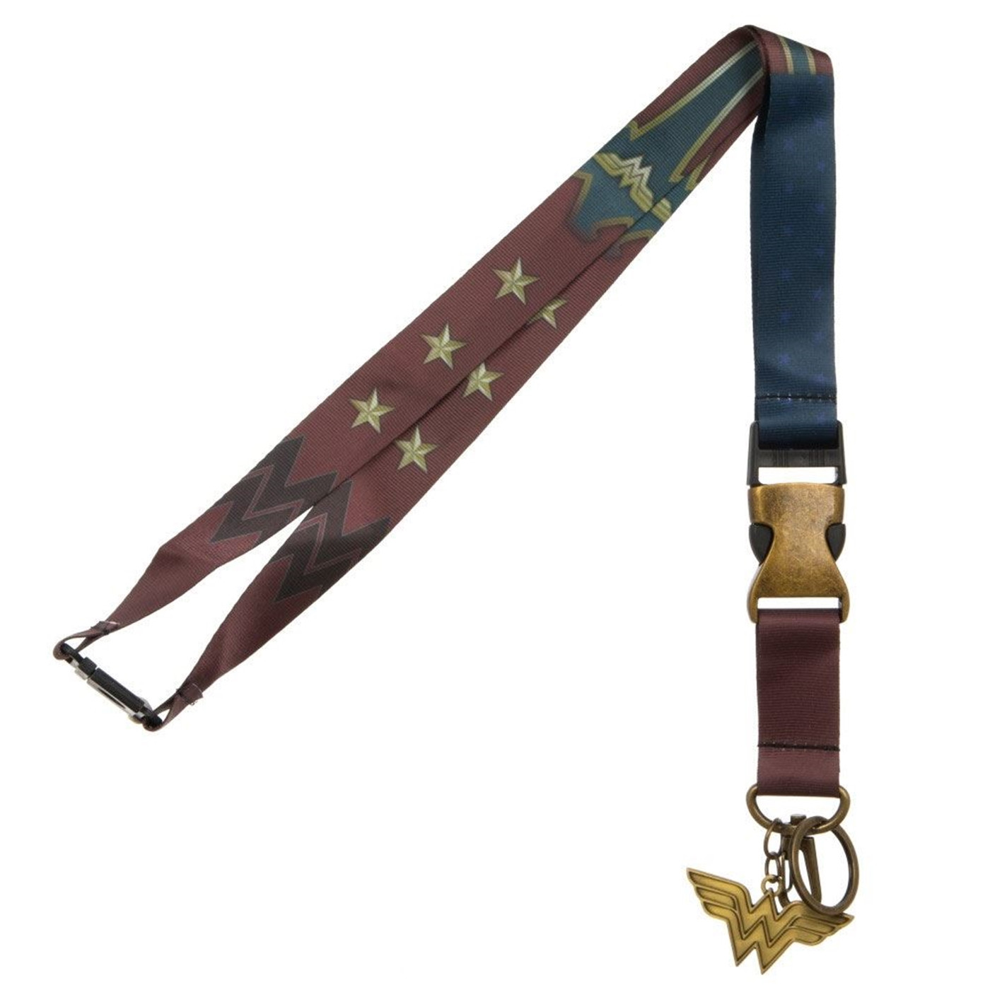 Wonder Woman Suit-Up Lanyard, Red