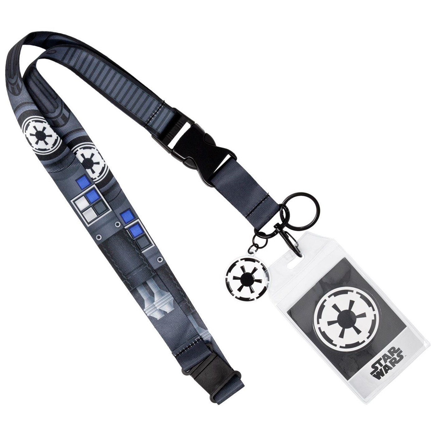 Heroes and Villains Tie Fighter Suit Up Lanyard, Grey