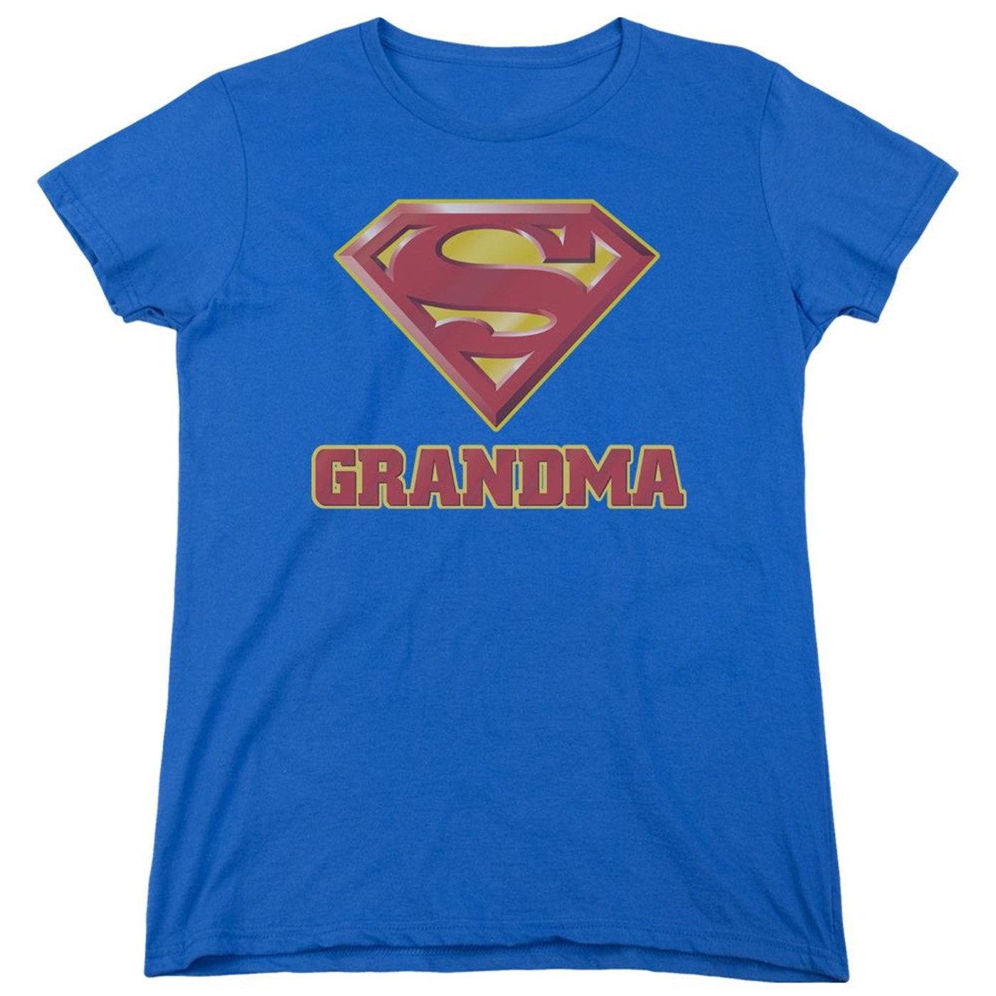 Super Grandma Mother's Day Superman Women's T-Shirt, Blue