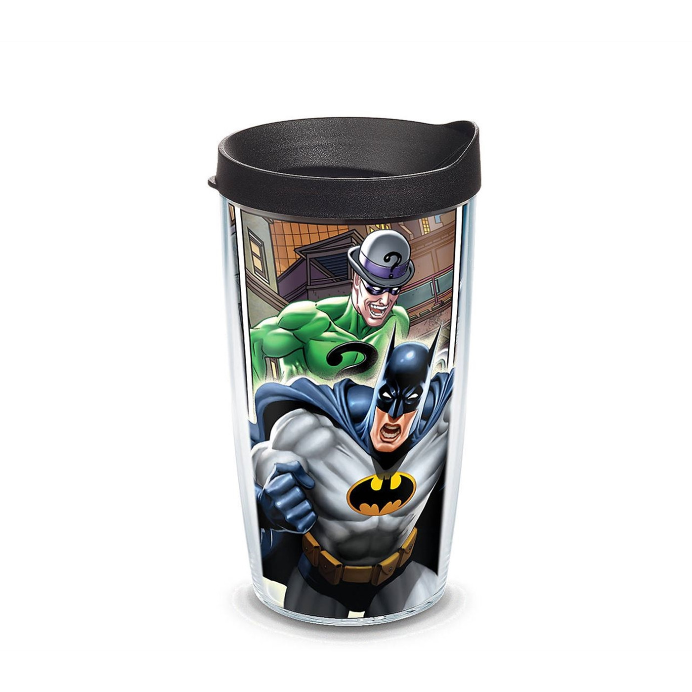 Batman Comics Wrap Tumbler With Lid 16 oz Tervis®, Black