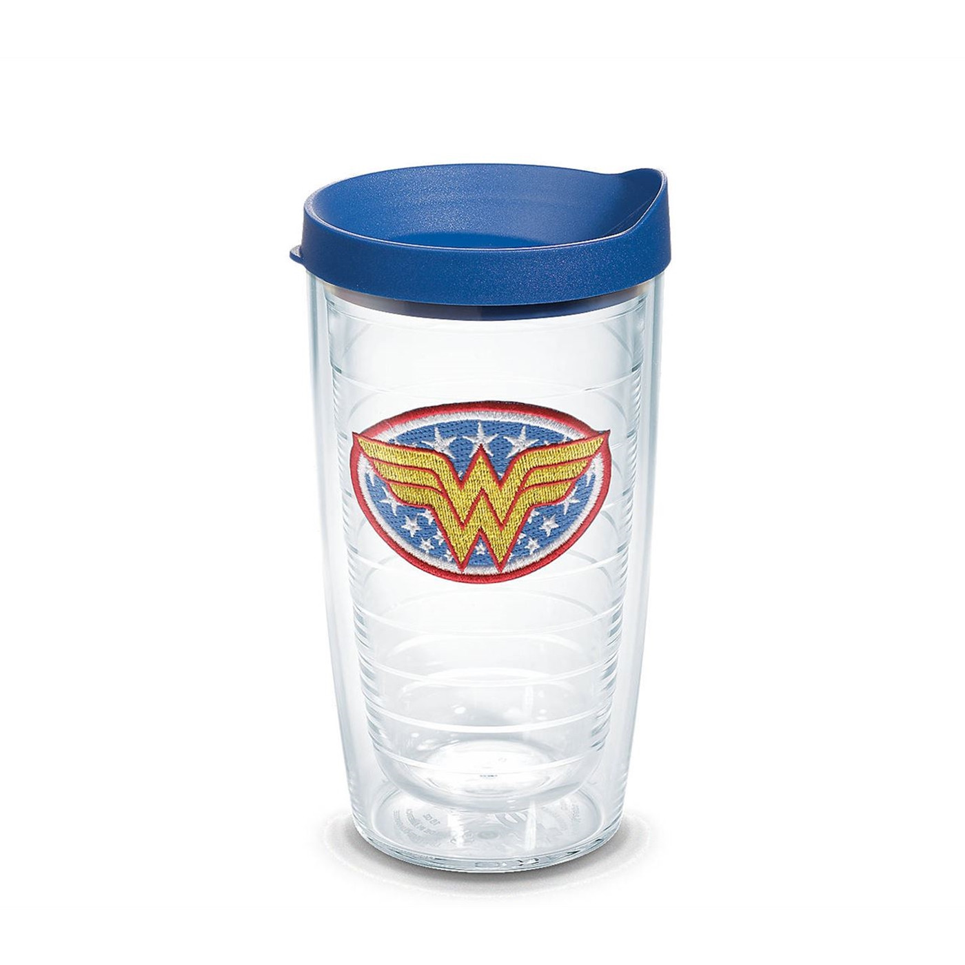 Wonder Woman Emblem Tumbler With Travel Lid 16 oz Tervis® Tumbler, Clear
