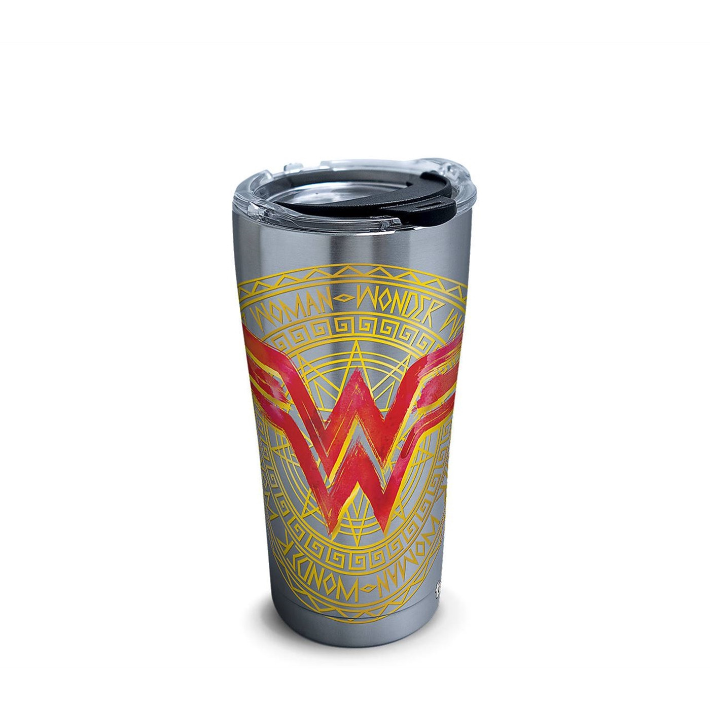 Wonder Woman Icon Stainless Steel Tumbler With Hammer Lid 20 oz Tervis® Tumbler, Silver
