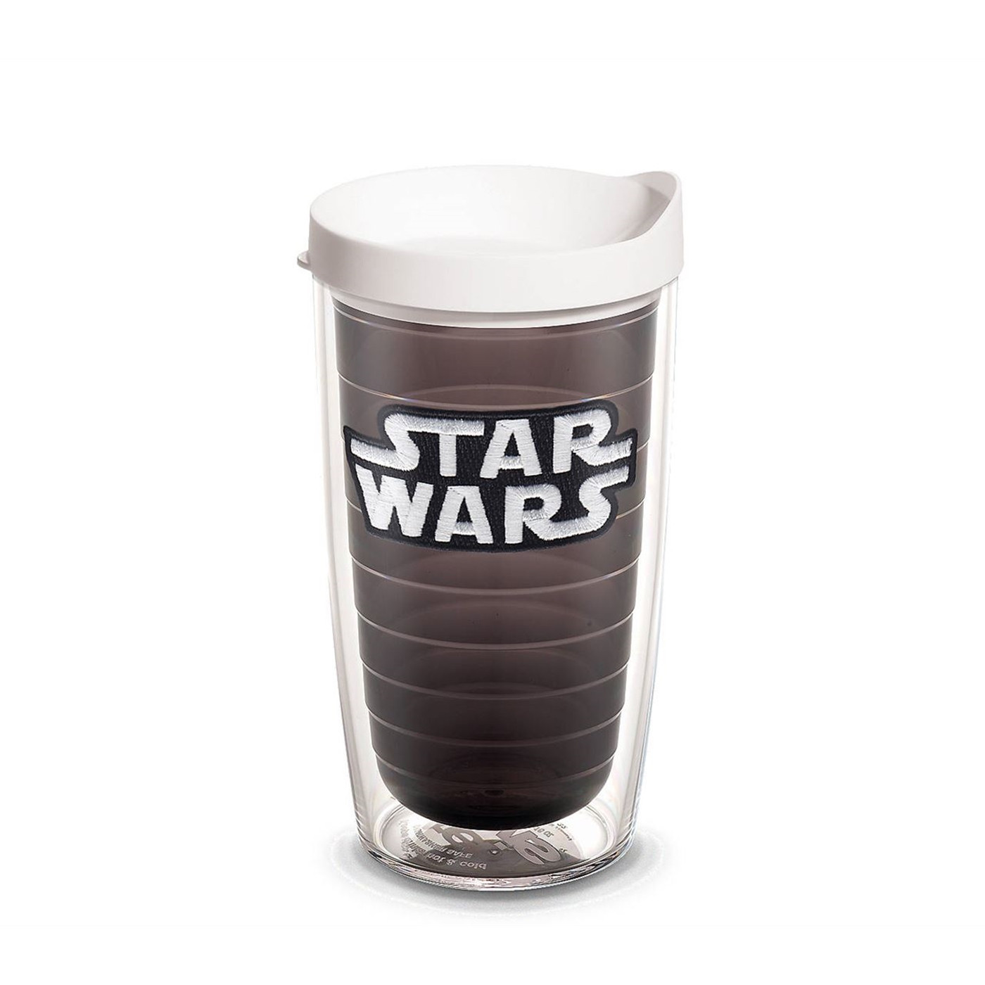 Star Wars Logo Emblem Tumbler With Travel Lid 16 oz Tervis®, Grey