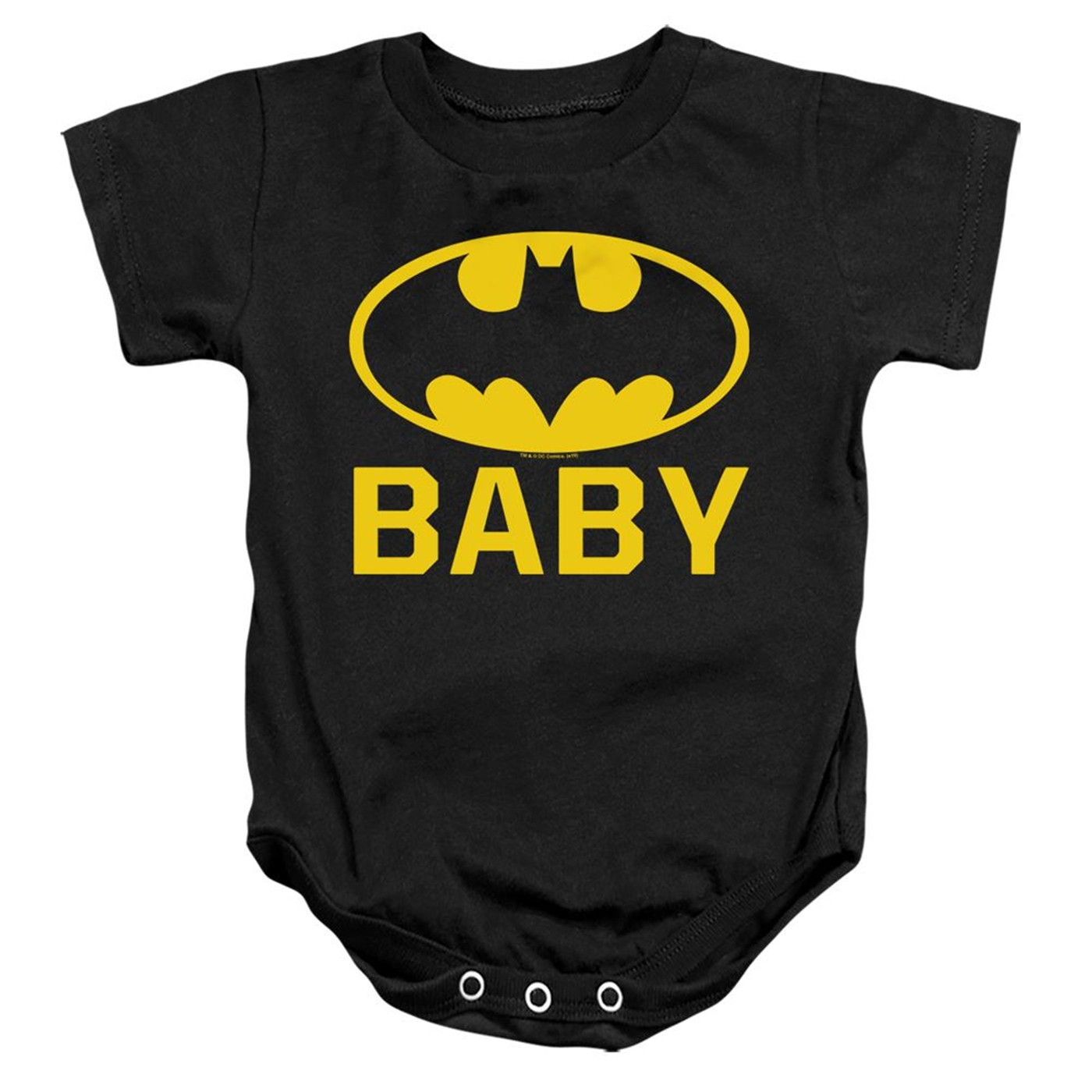 Bat Baby Batman Snapsuit, Black