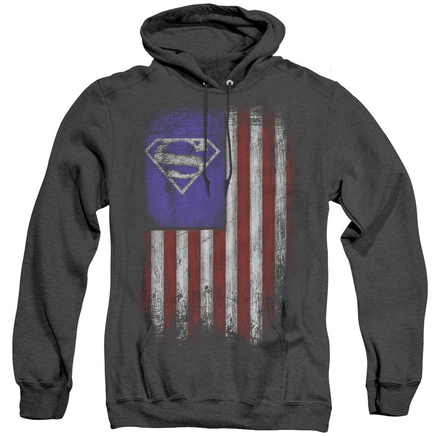 Superman Old Glory Shield Men's Hoodie