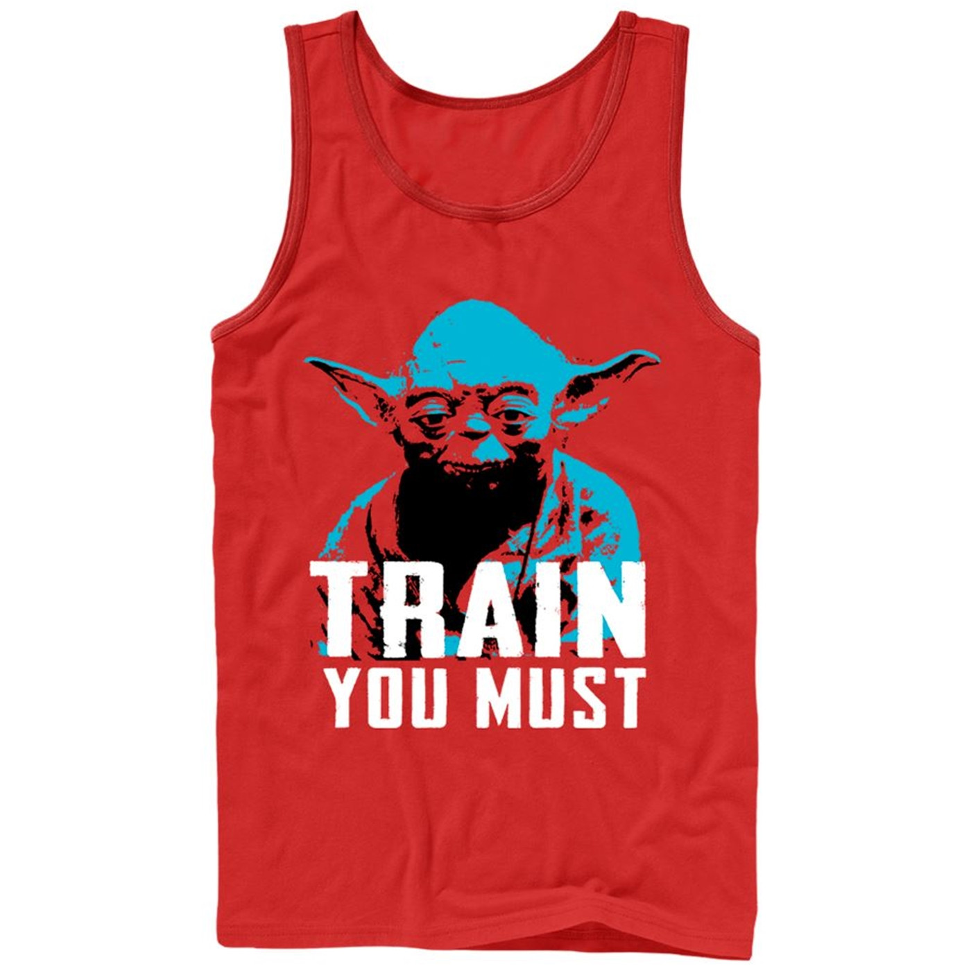 Yoda Train You Must Red Men's Tank Top, Red