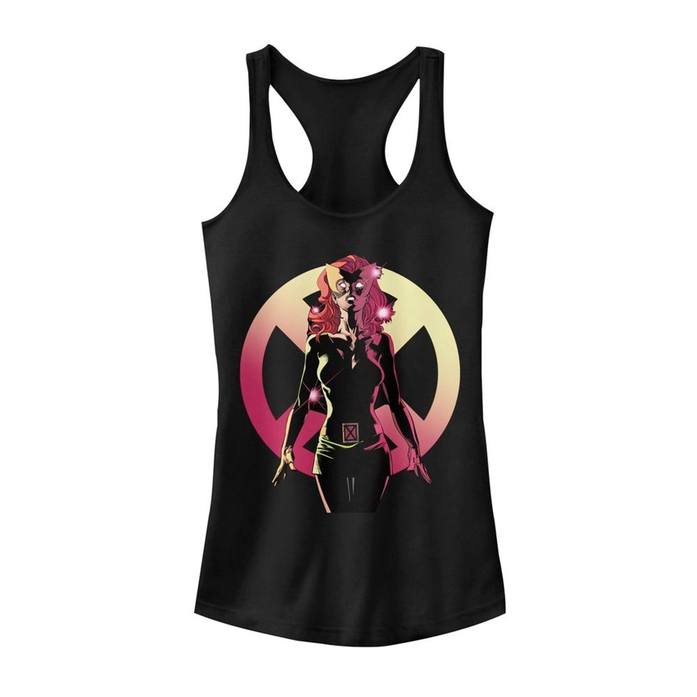 X-Men Phoenix Enemy Mind Women's Tank Top, Black