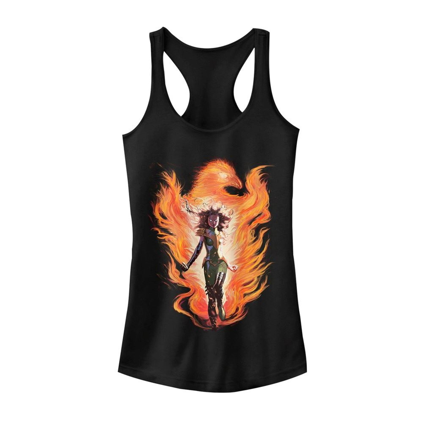 X-Men The Phoenix Women's Tank Top, Black