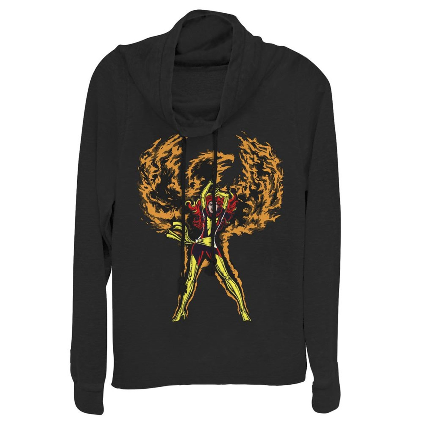 X-Men Phoenix Rises Women's Hooded Scoop Sweatshirt
