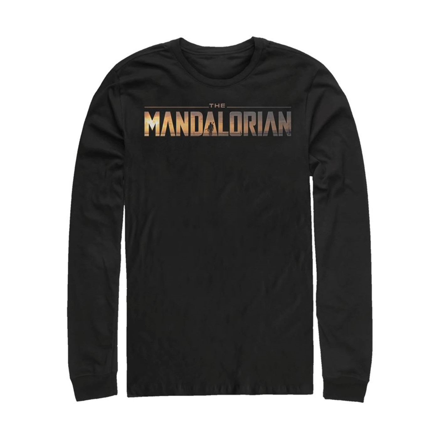 Star Wars The Mandalorian Logo Long Sleeve Shirt