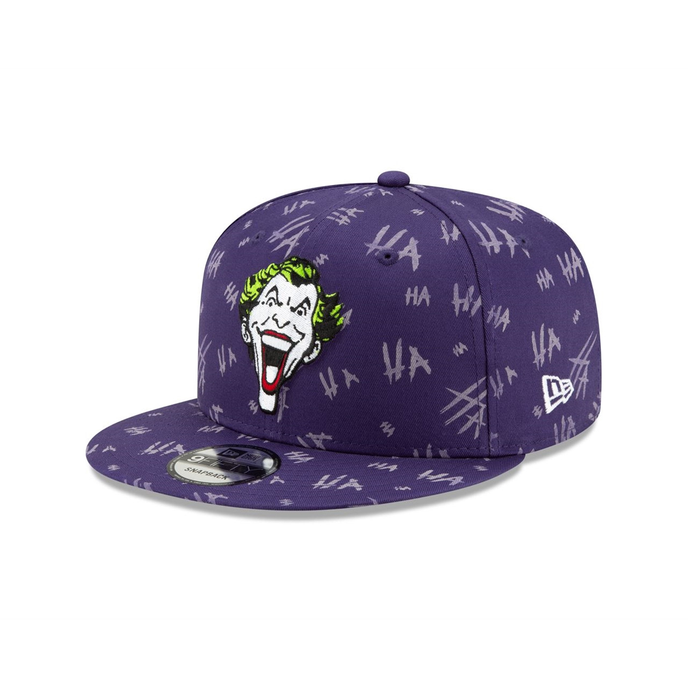 Joker Purple All Over HAHA 9Fifty Adjustable New Era Hat, Purple