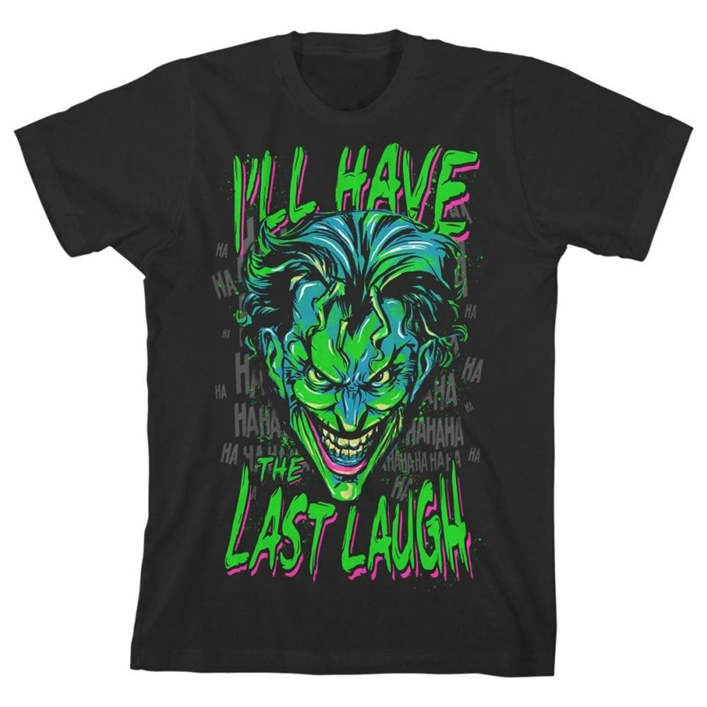 black joker t shirt