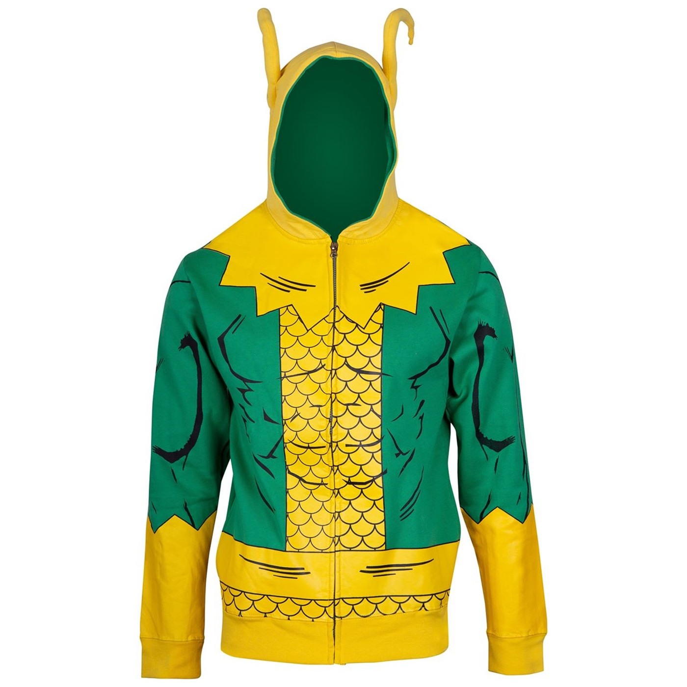 Loki Costume Hoodie, Green