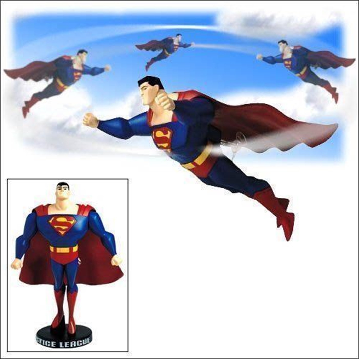 Flying Superman Action Figure