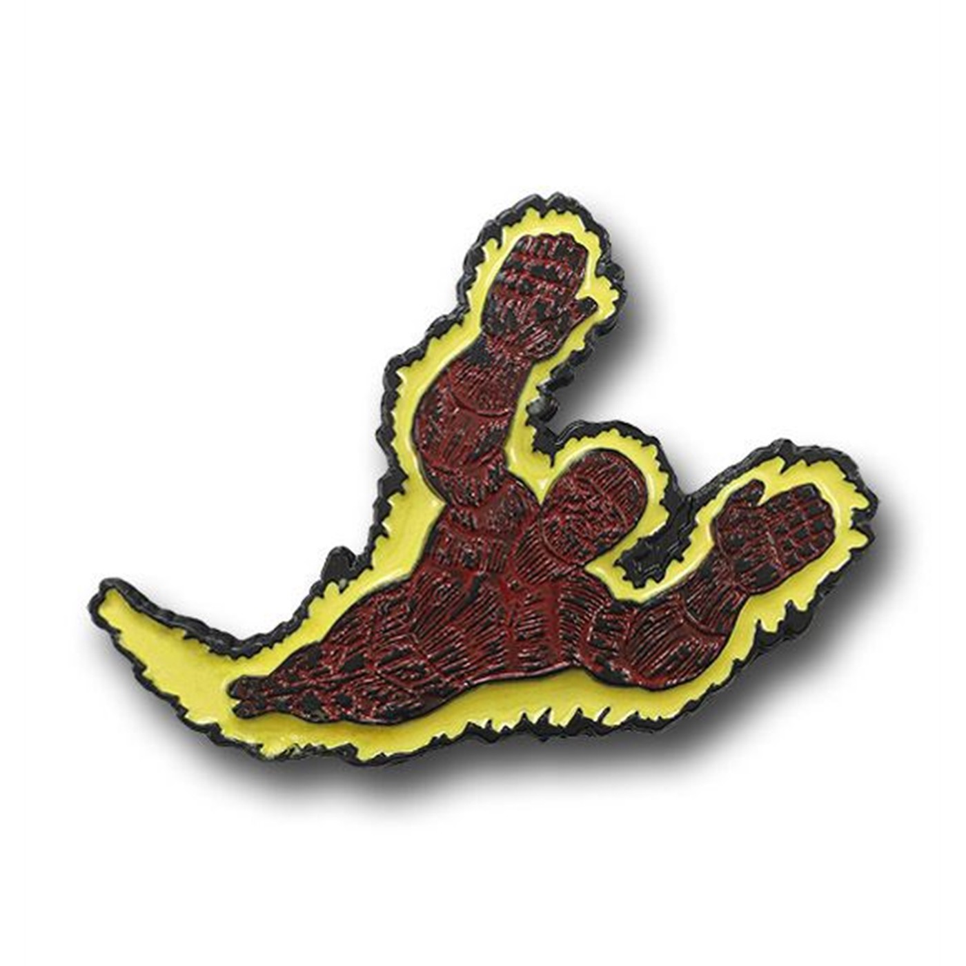 Human Torch Belt Buckle Fantastic Four, Yellow