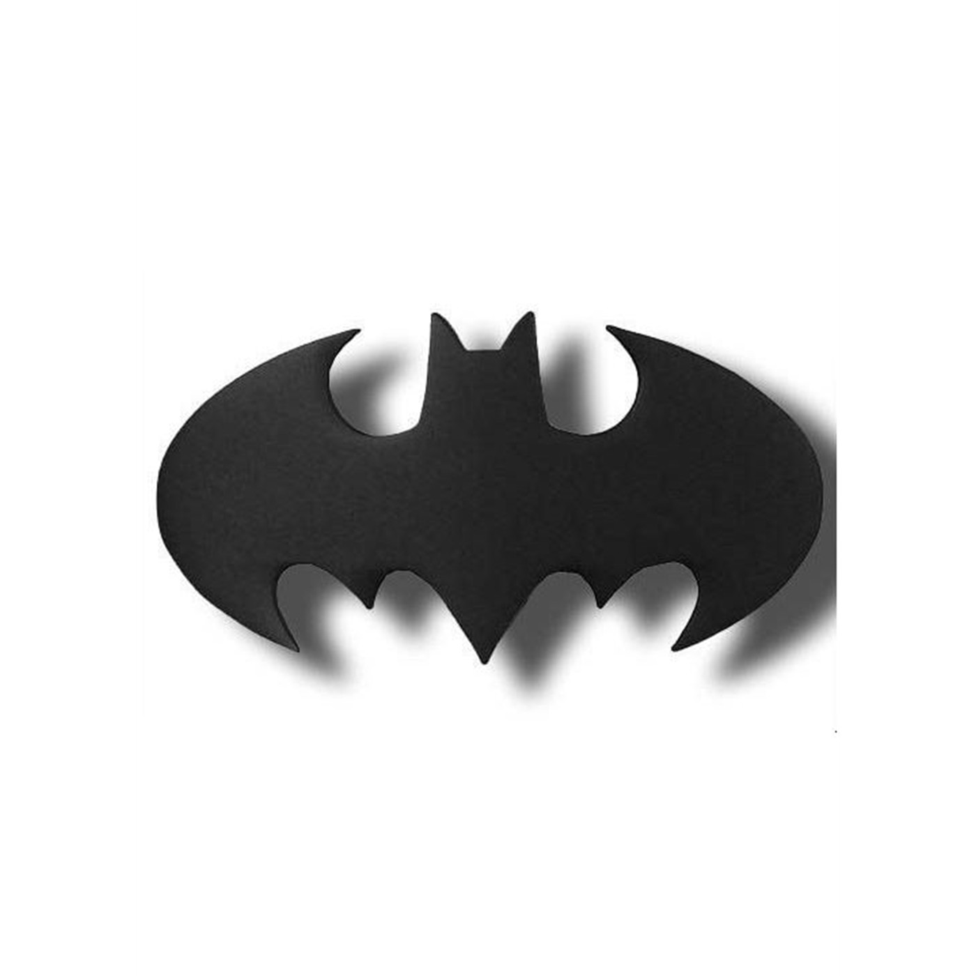 Batman Belt Buckle Flat Black Symbol, Black