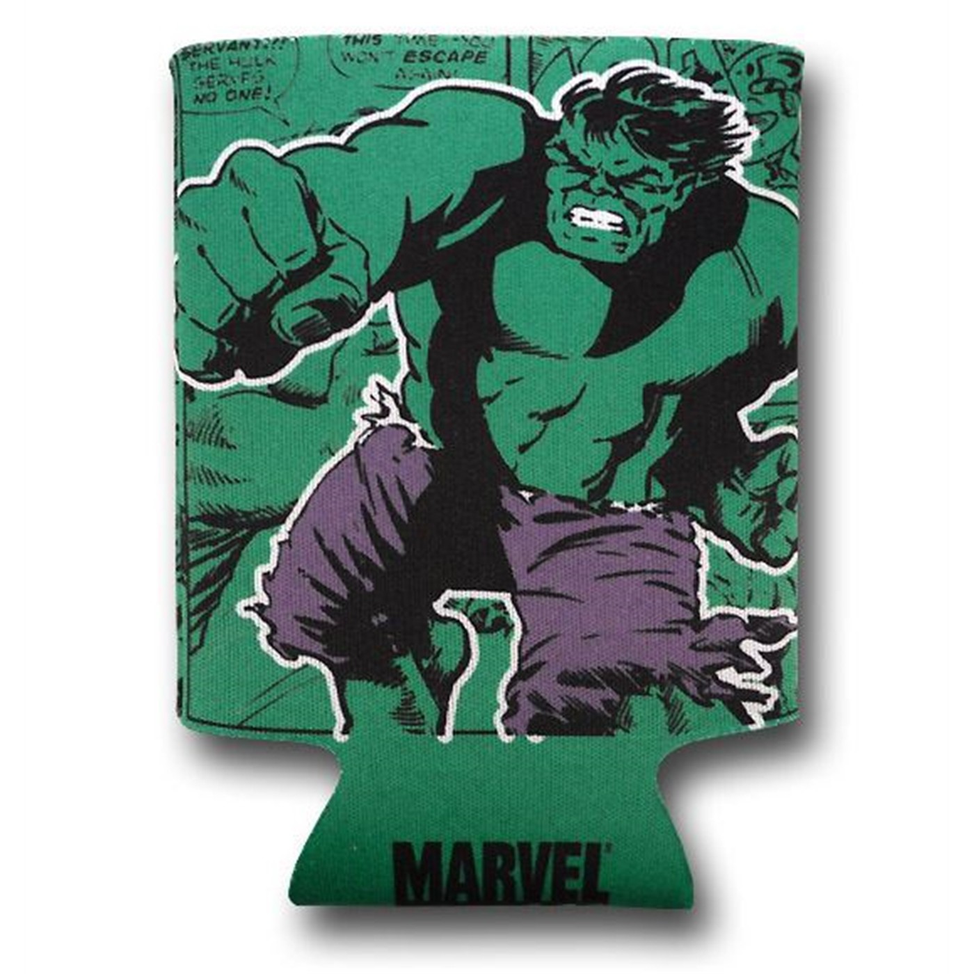 Hulk Retro Can and Bottle Cooler, Green