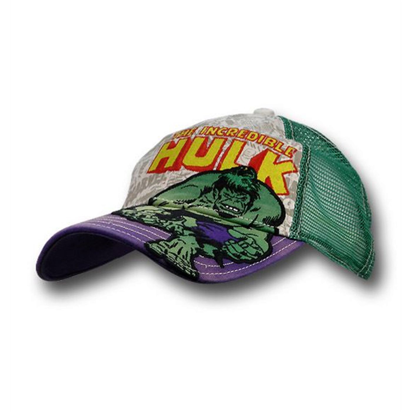 Hulk Walks Vintage Comic Baseball Cap