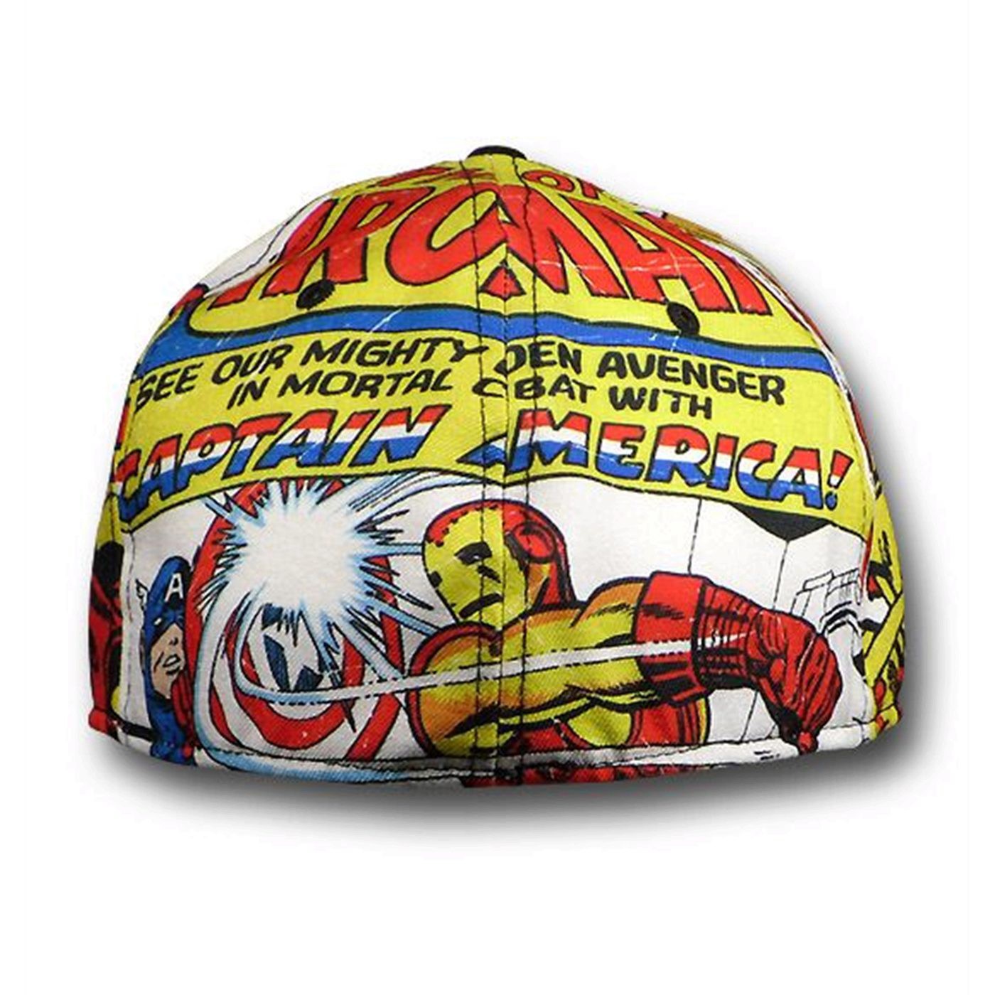 Iron Man Comic Images Baseball Cap