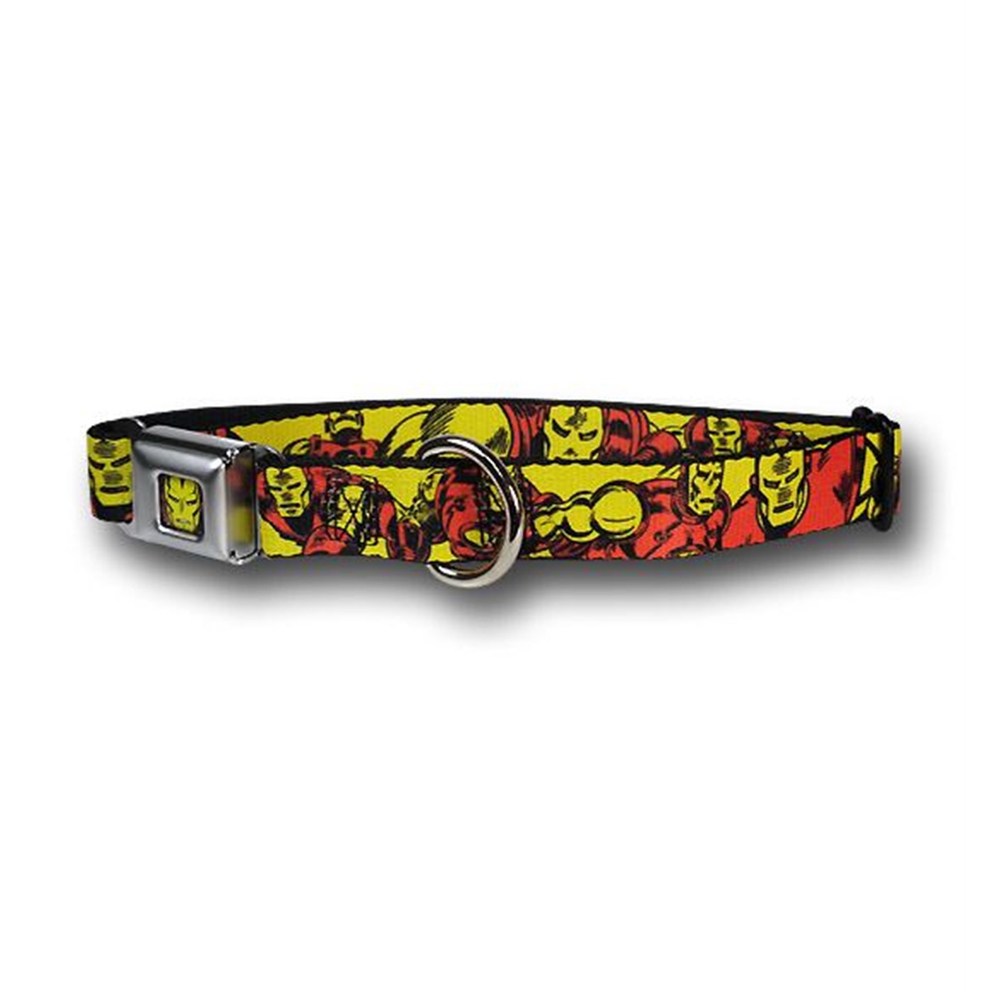 Iron Man Dog Collar, Yellow