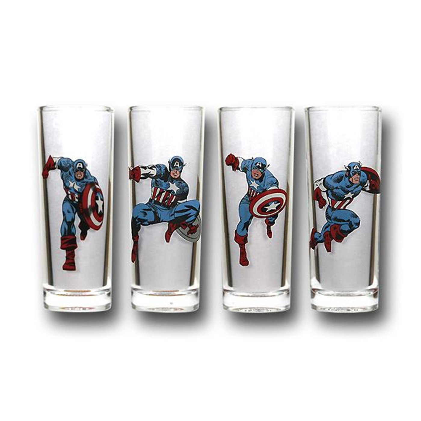 Captain America Glass Shooter Set