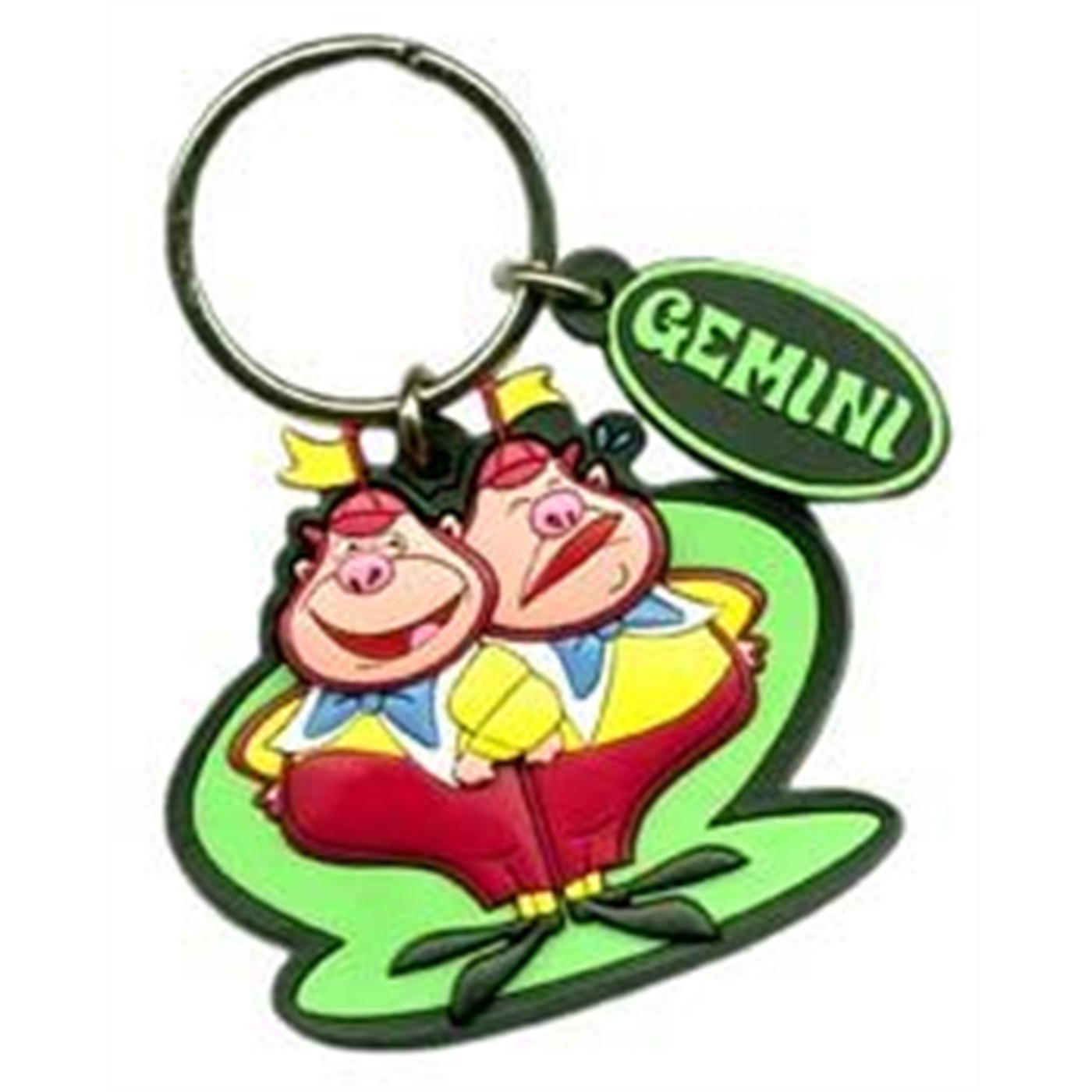Disney Zodiac Keychain: Gemini - Tweedle Dee and Tweedl