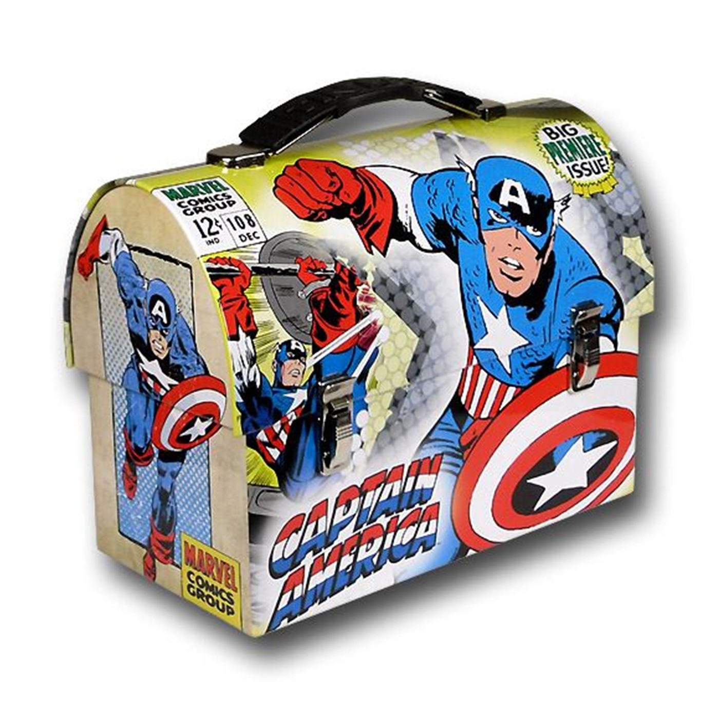 Captain America Kirby Big Premiere Domed Lunchbox