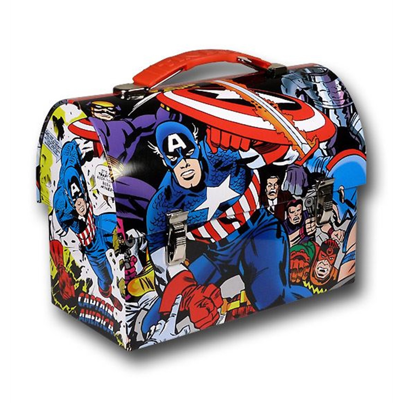 Captain America Kirby Villains Domed Lunchbox