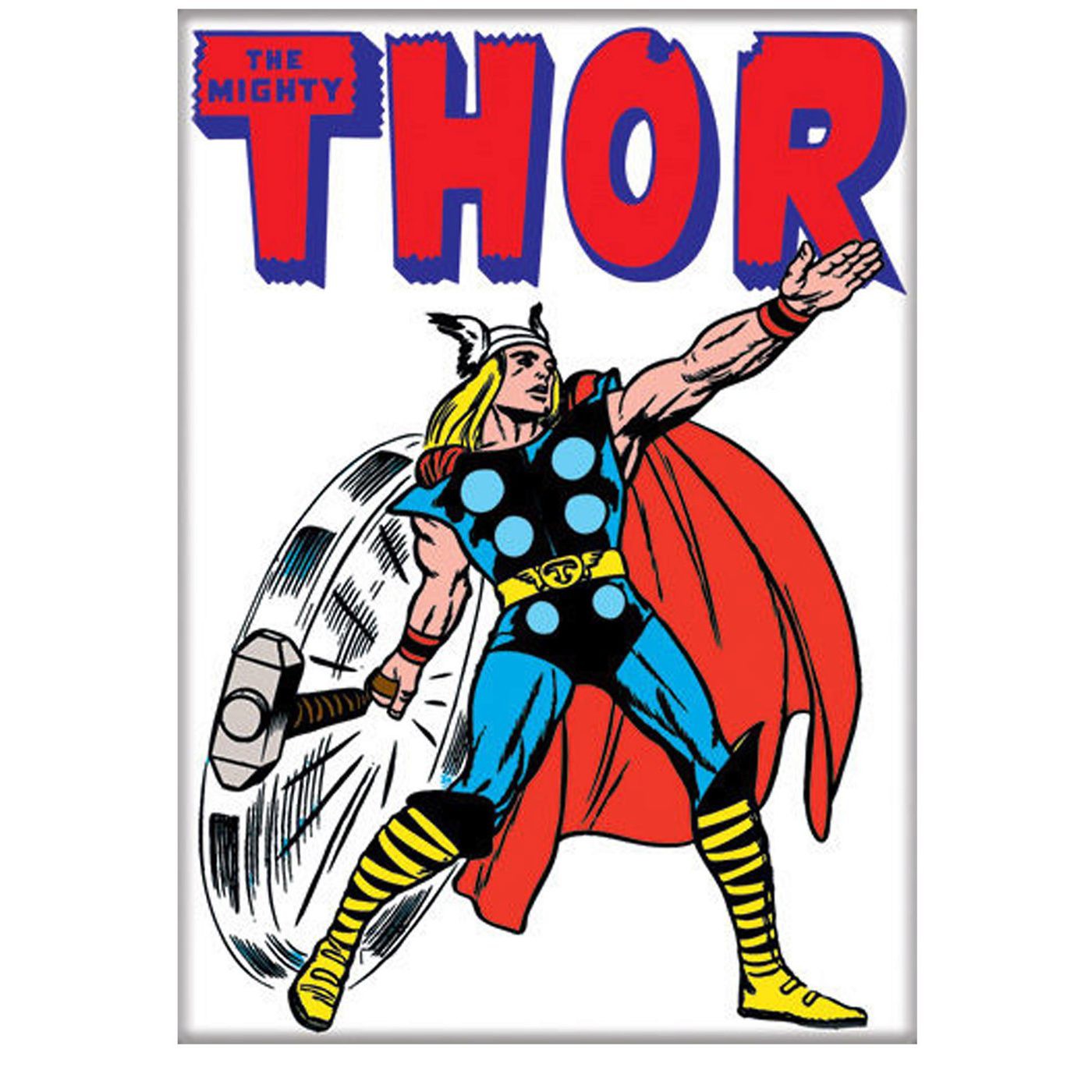 Thor Swinger White Magnet, Multi-Color