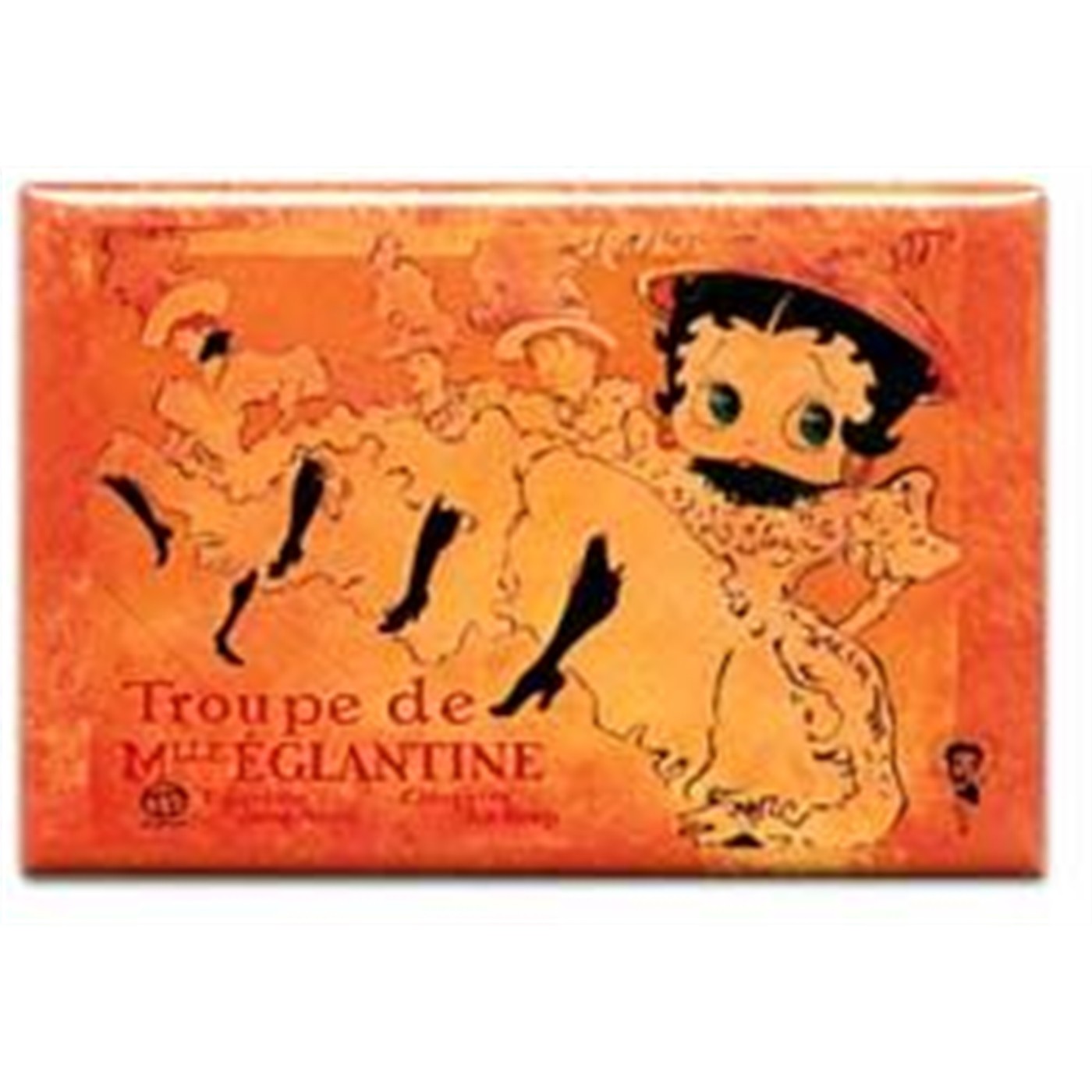 Betty Boop Magnet: Troupe de Mlle Eglantine