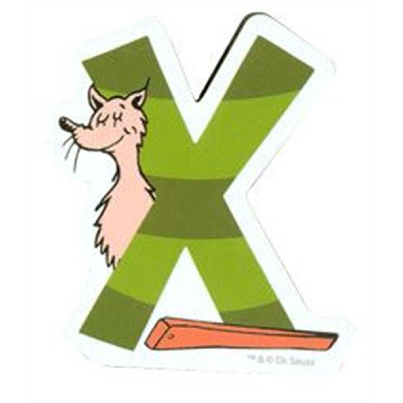Dr. Seuss Magnet: Letter X