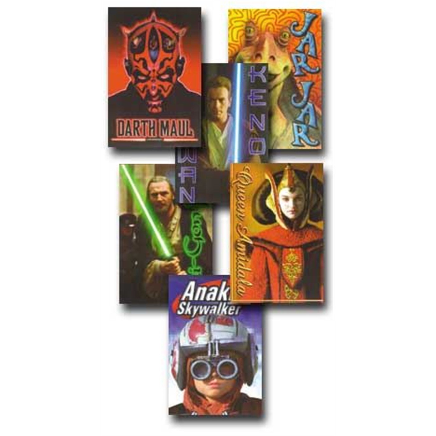 The Phantom Menace Sticker Set: Characters
