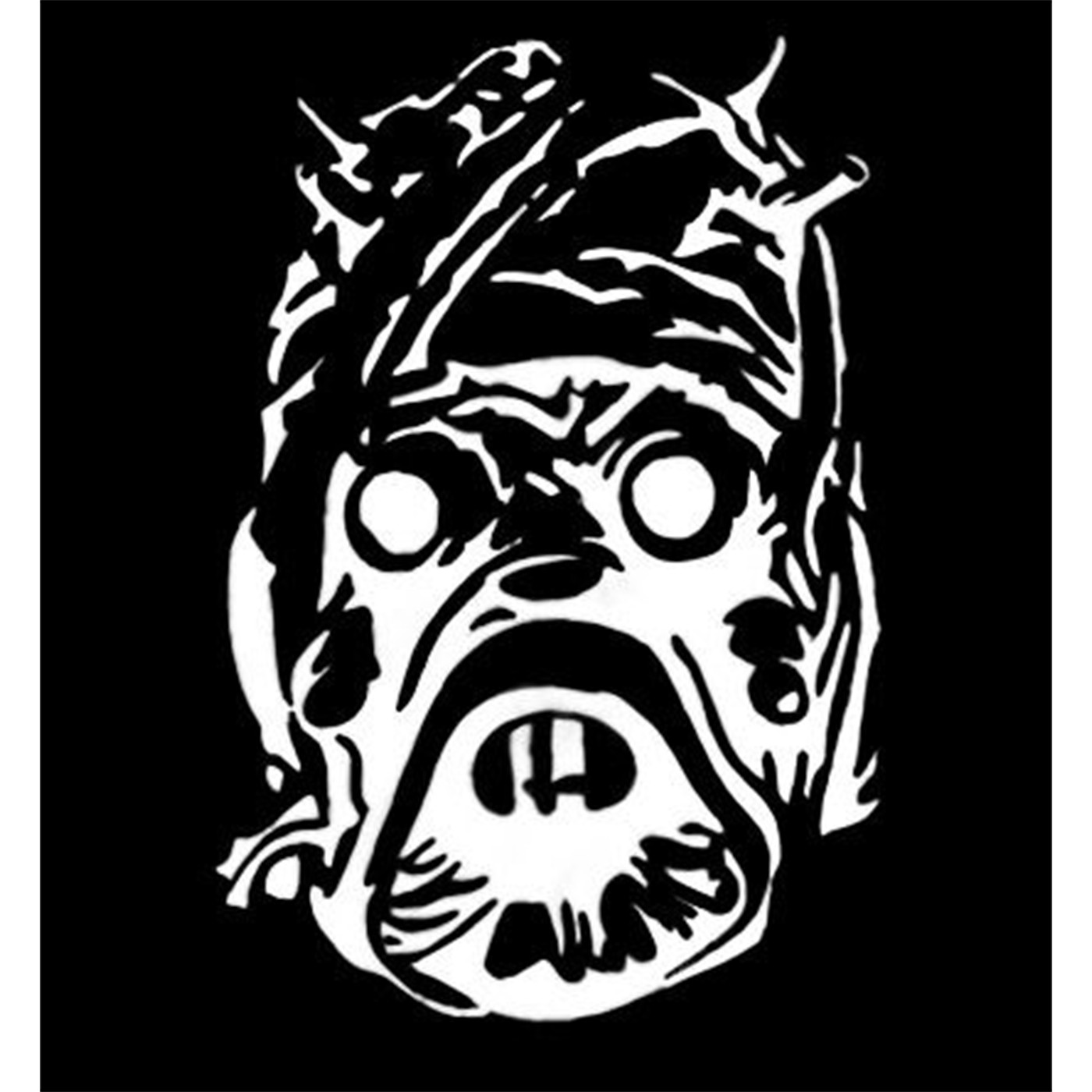 Star Wars Sand Person Sticker- White, White