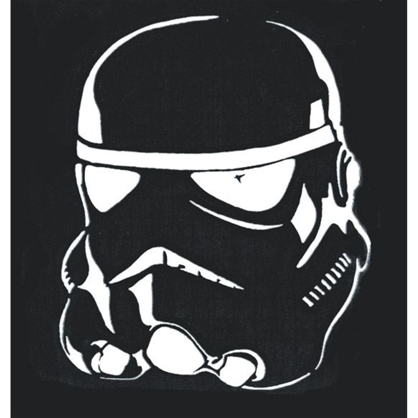 Star Wars Storm Trooper Sticker White, White