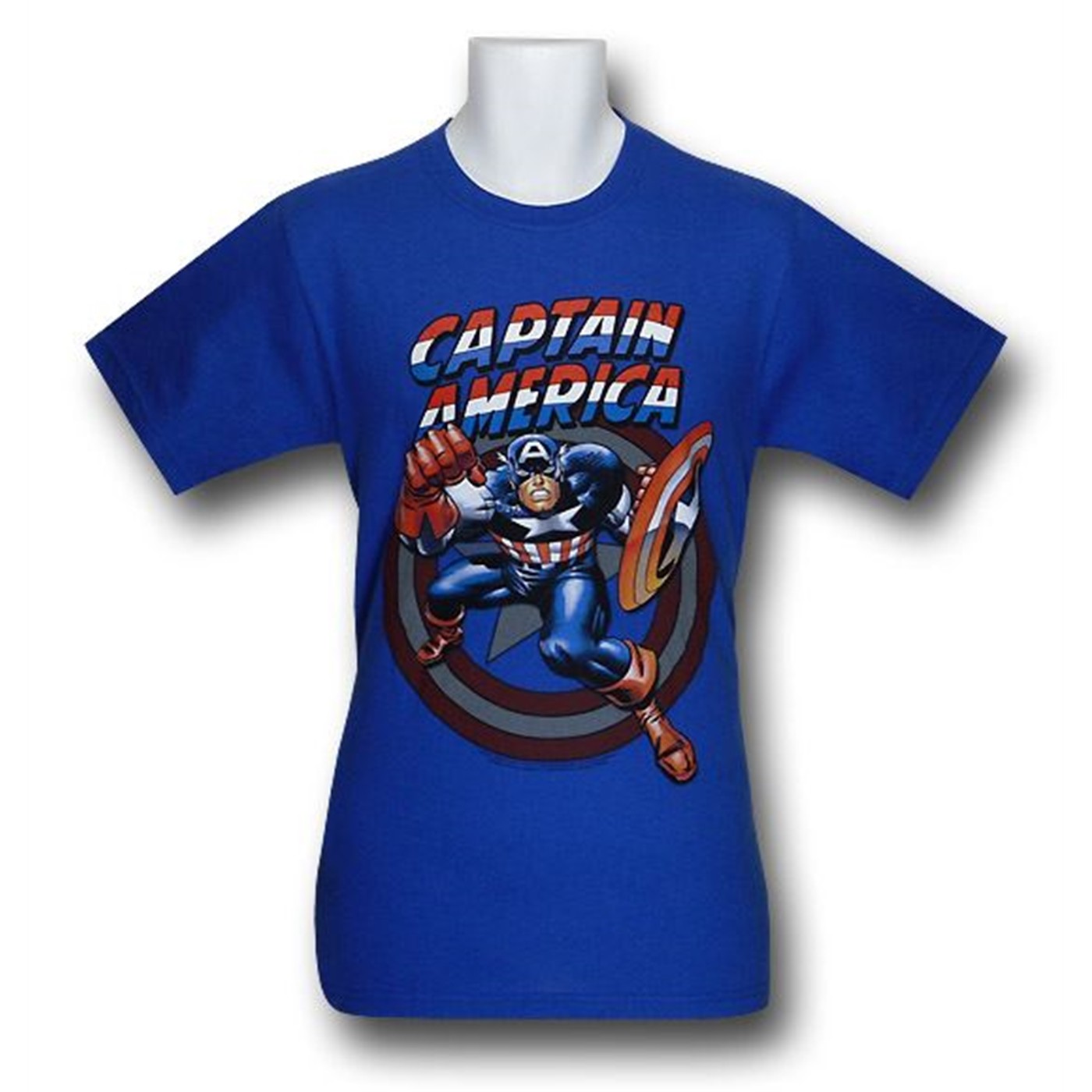 Captain America Kirby's 1st Avenger T-Shirt, Blue
