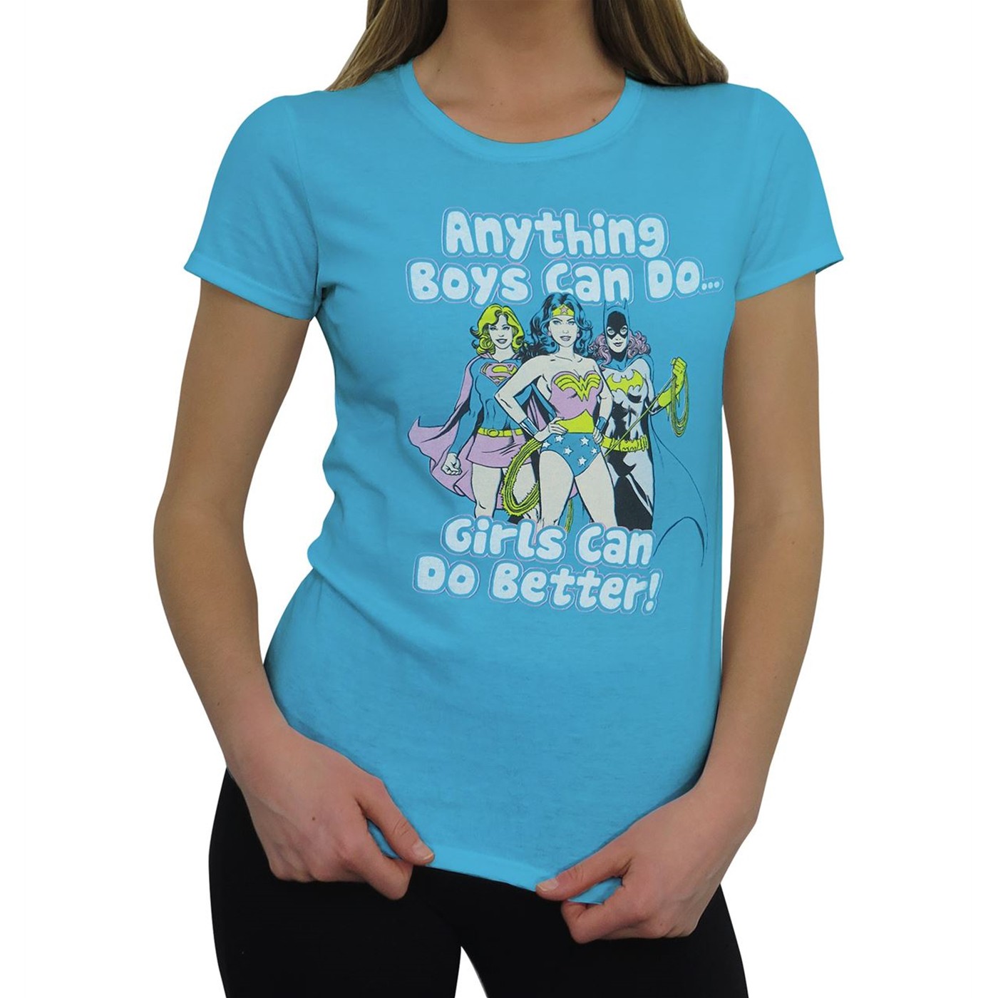 DC Girls Do It Better Women's T-Shirt, Blue