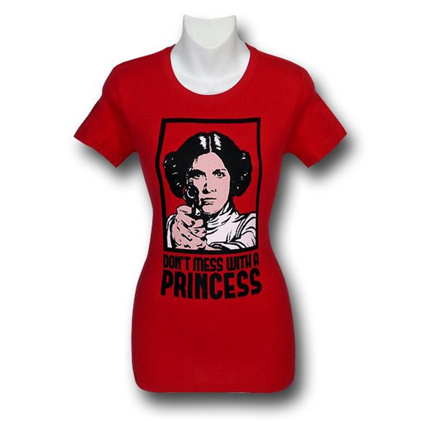 Star Wars Don't Mess With A Princess Jr T-Shirt, Red
