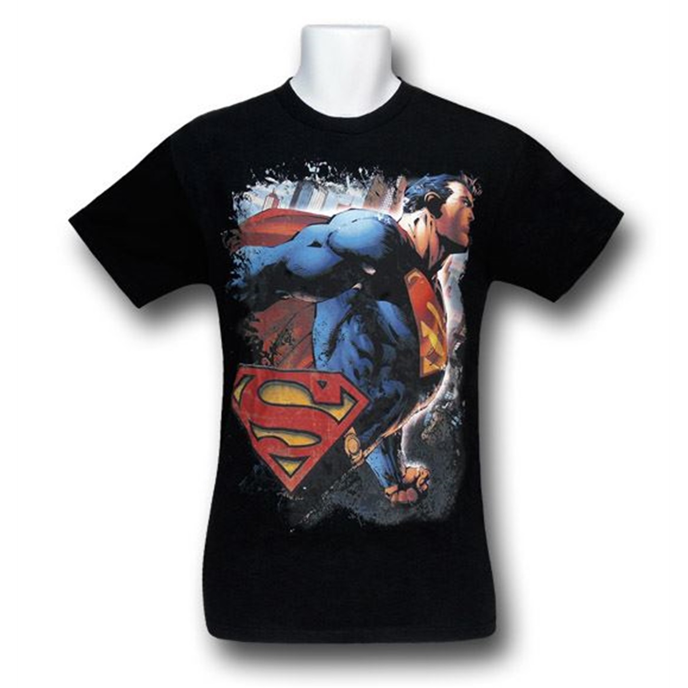 Superman Strong & Brave T-Shirt, Black